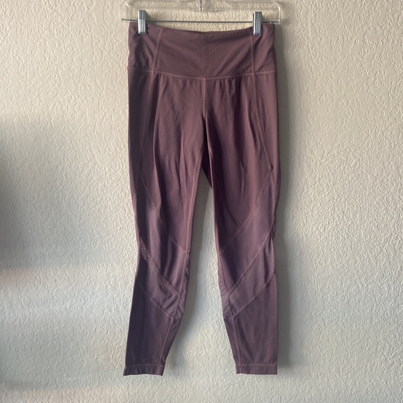 Athleta lavender purple mesh active workout crop leggings size small - Picture 6 of 14